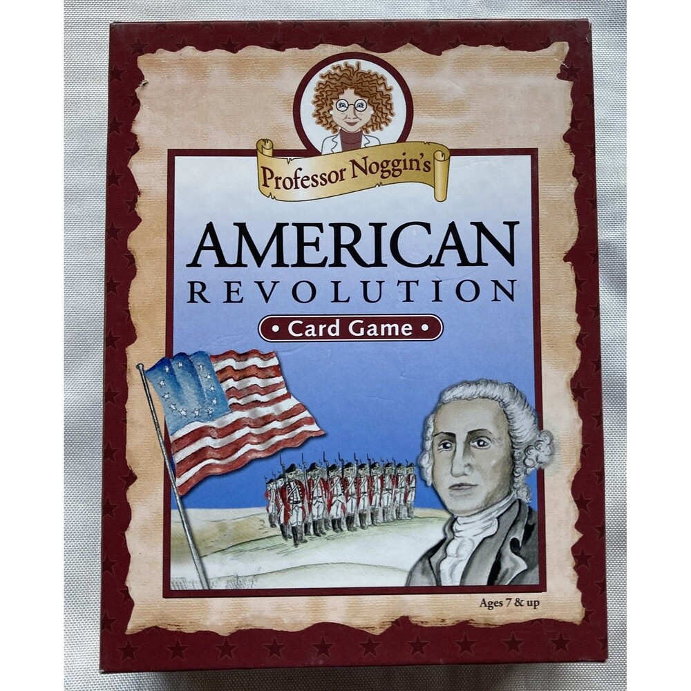 Professor Noggin's Educational Card Game American Revolution Very Good